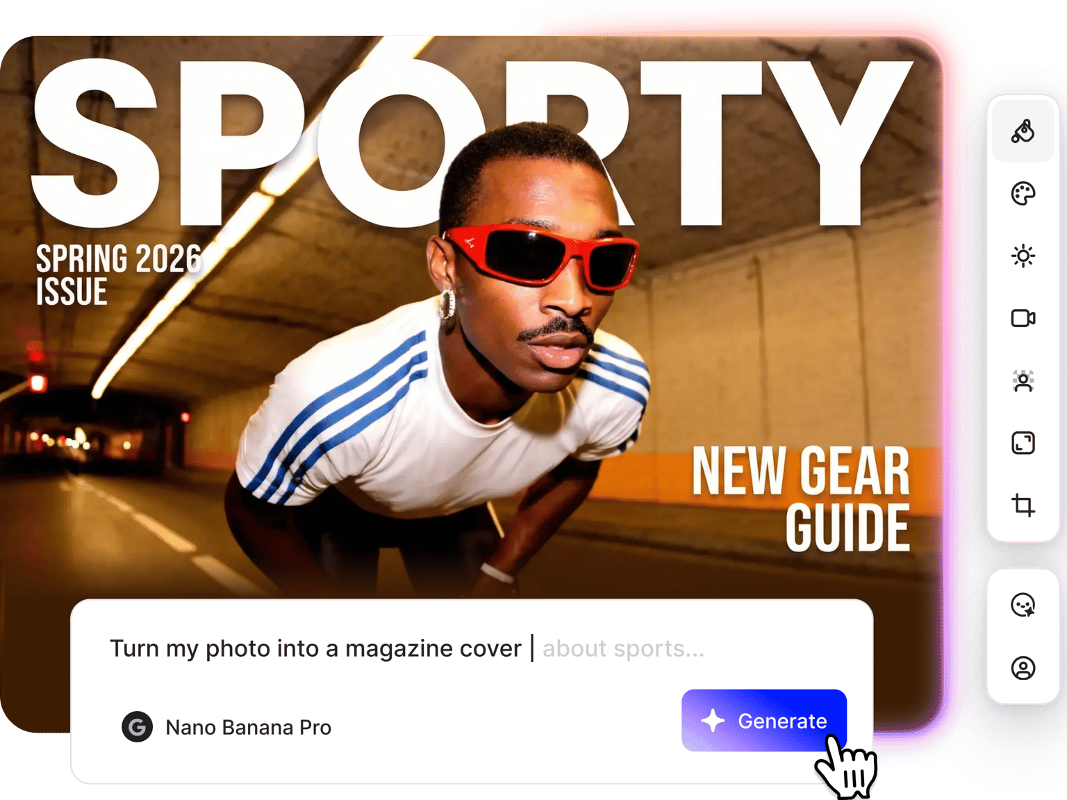 AI Magazine Cover Generator