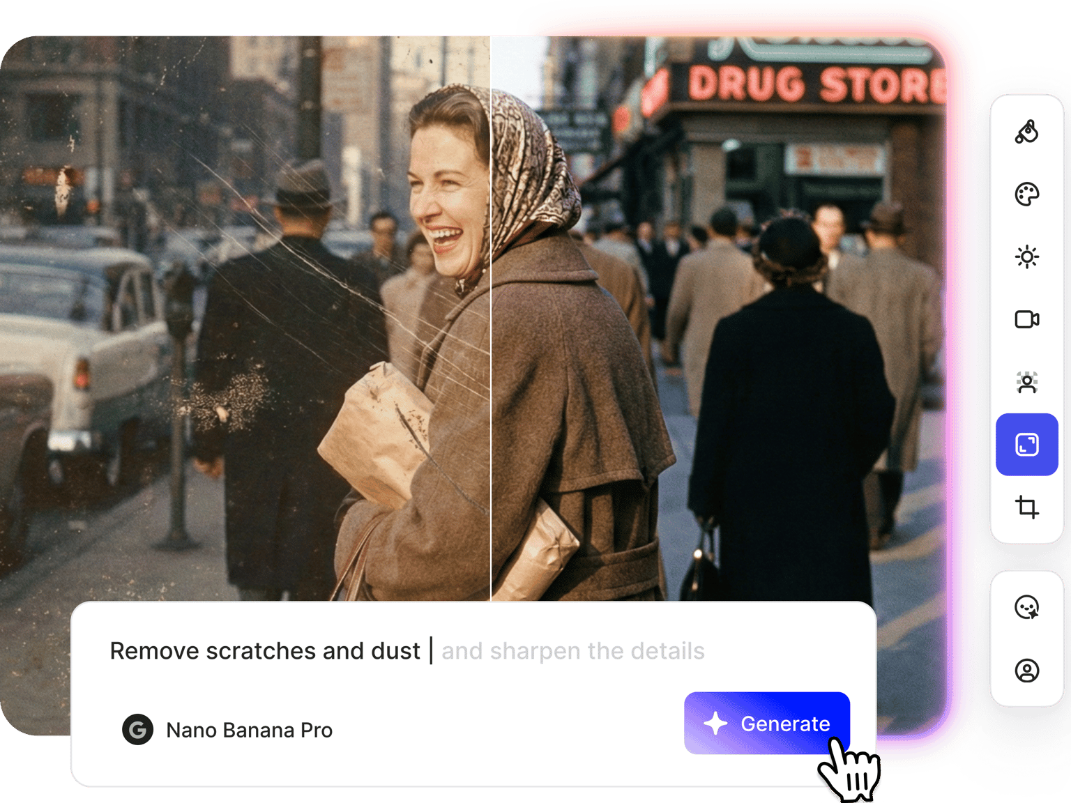 AI Photo Restoration