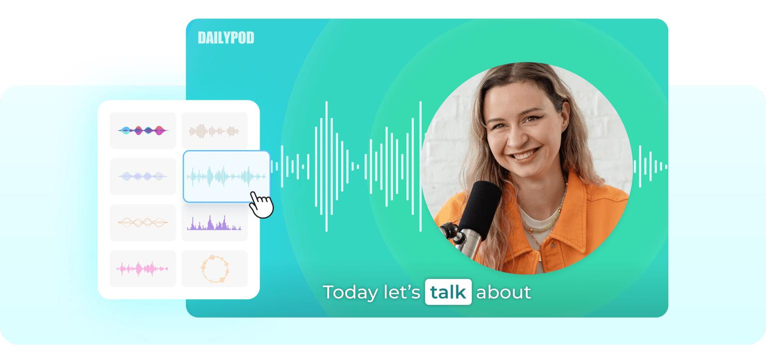 Audiogramme dans un podcast