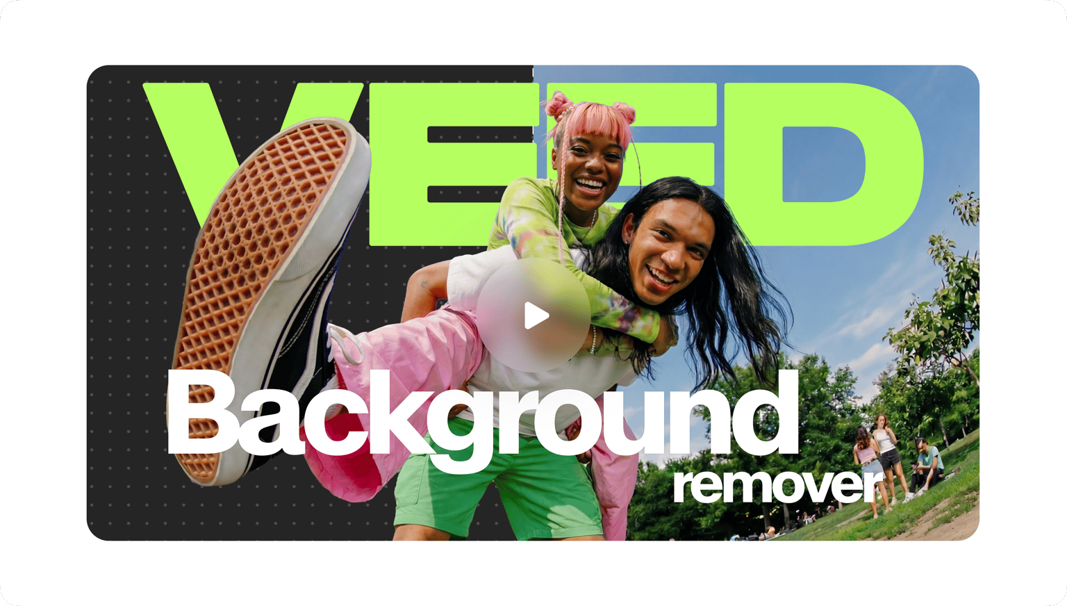 VEED's Background Remover automatically separates subjects from various backgrounds across multiple image samples.