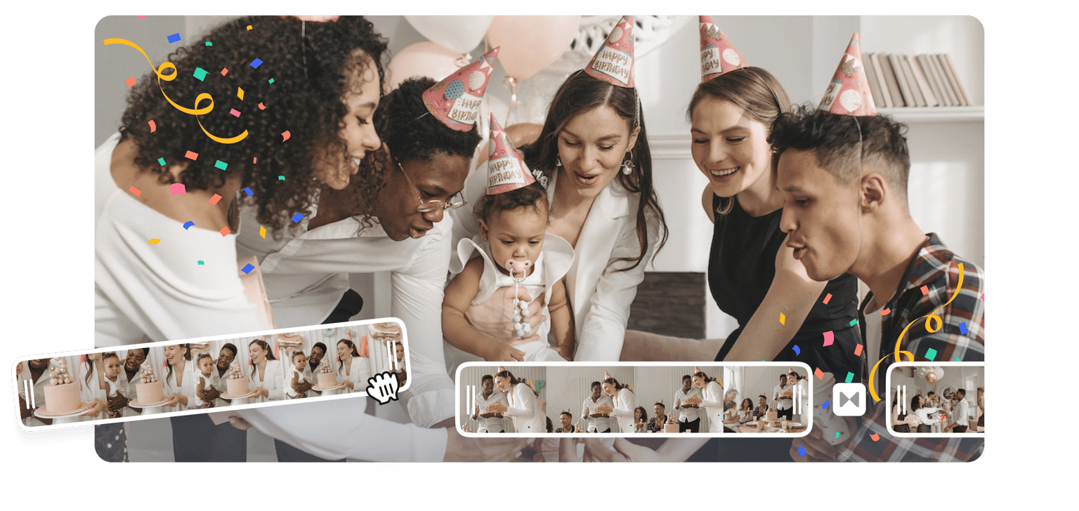 Creatore di Montaggio Video di Compleanno