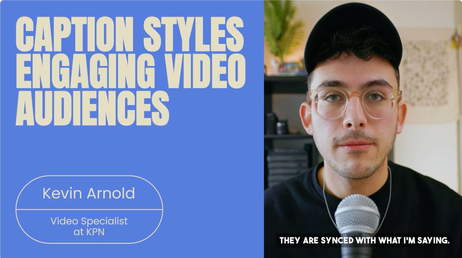 VEED's Caption Styles showing synced captions matched to a speaker's words to engage video audiences.