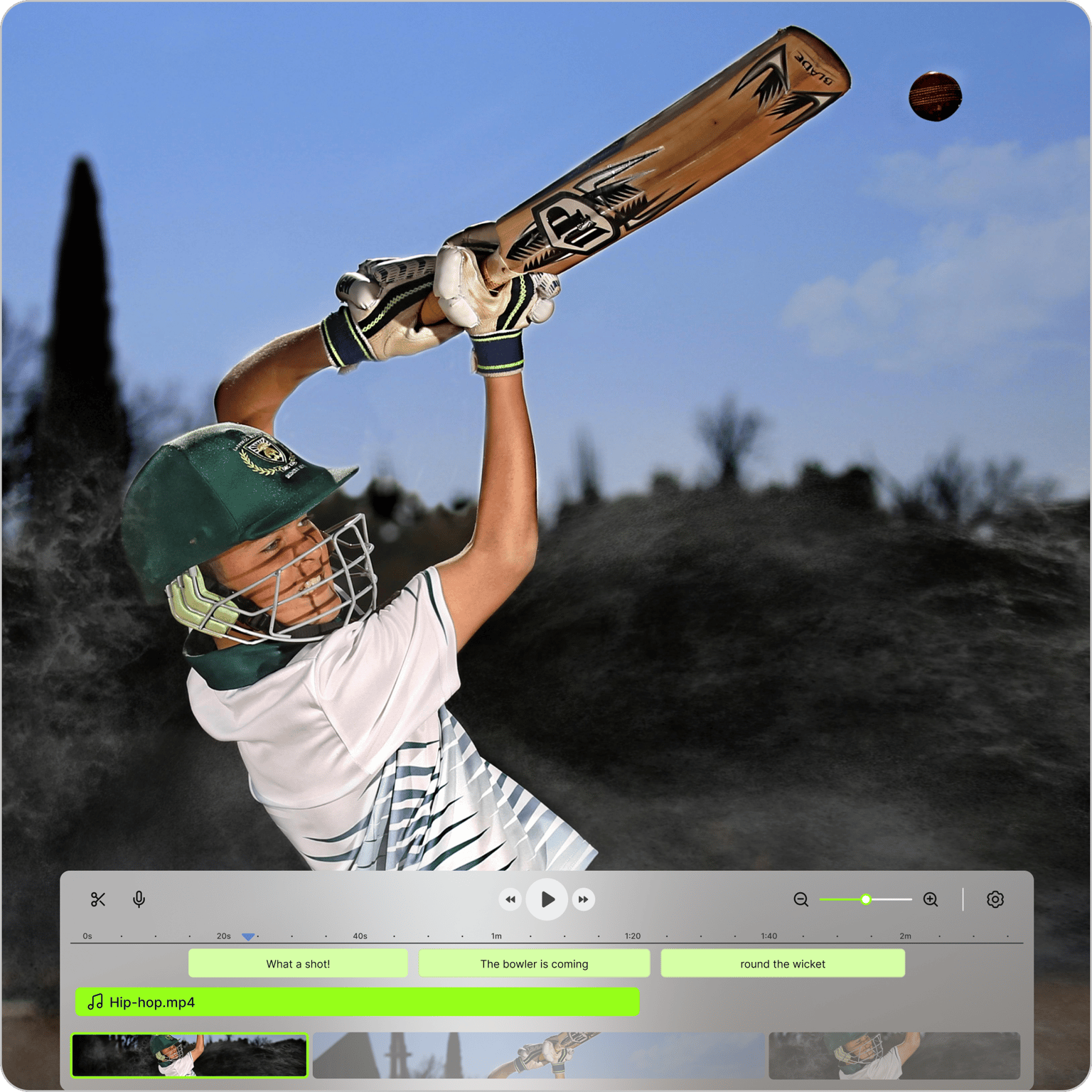 Cricket Video Editing
