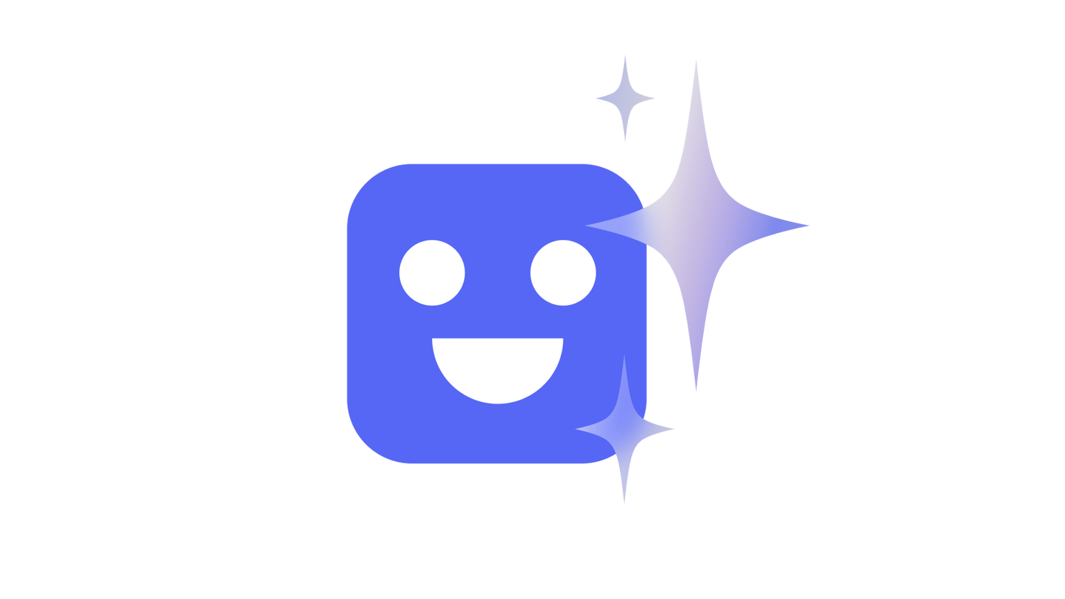 Smiling face icon with sparkle effects, illustrating VEED's customizable AI beauty filter feature.