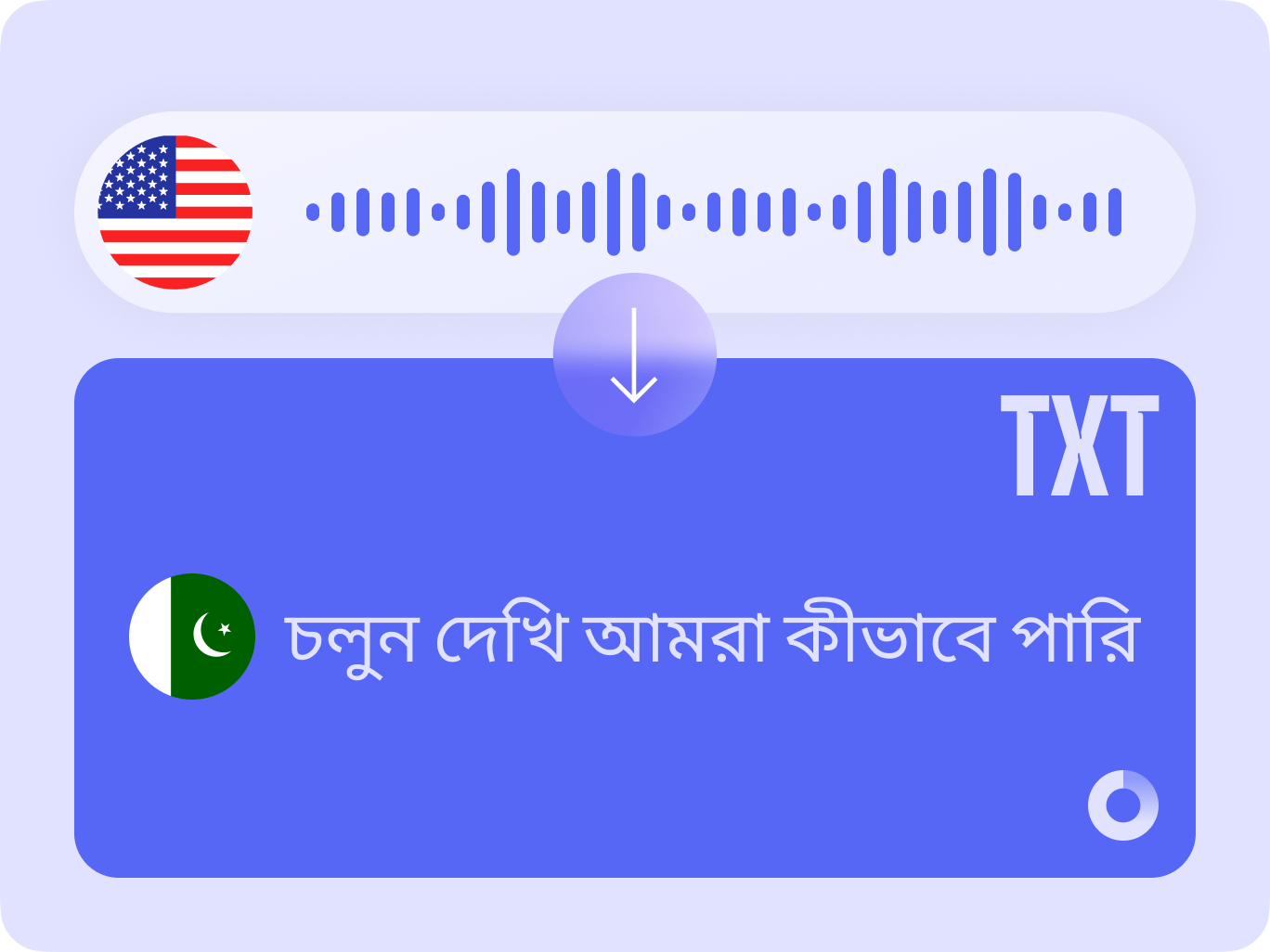 English to Punjabi Audio Translation