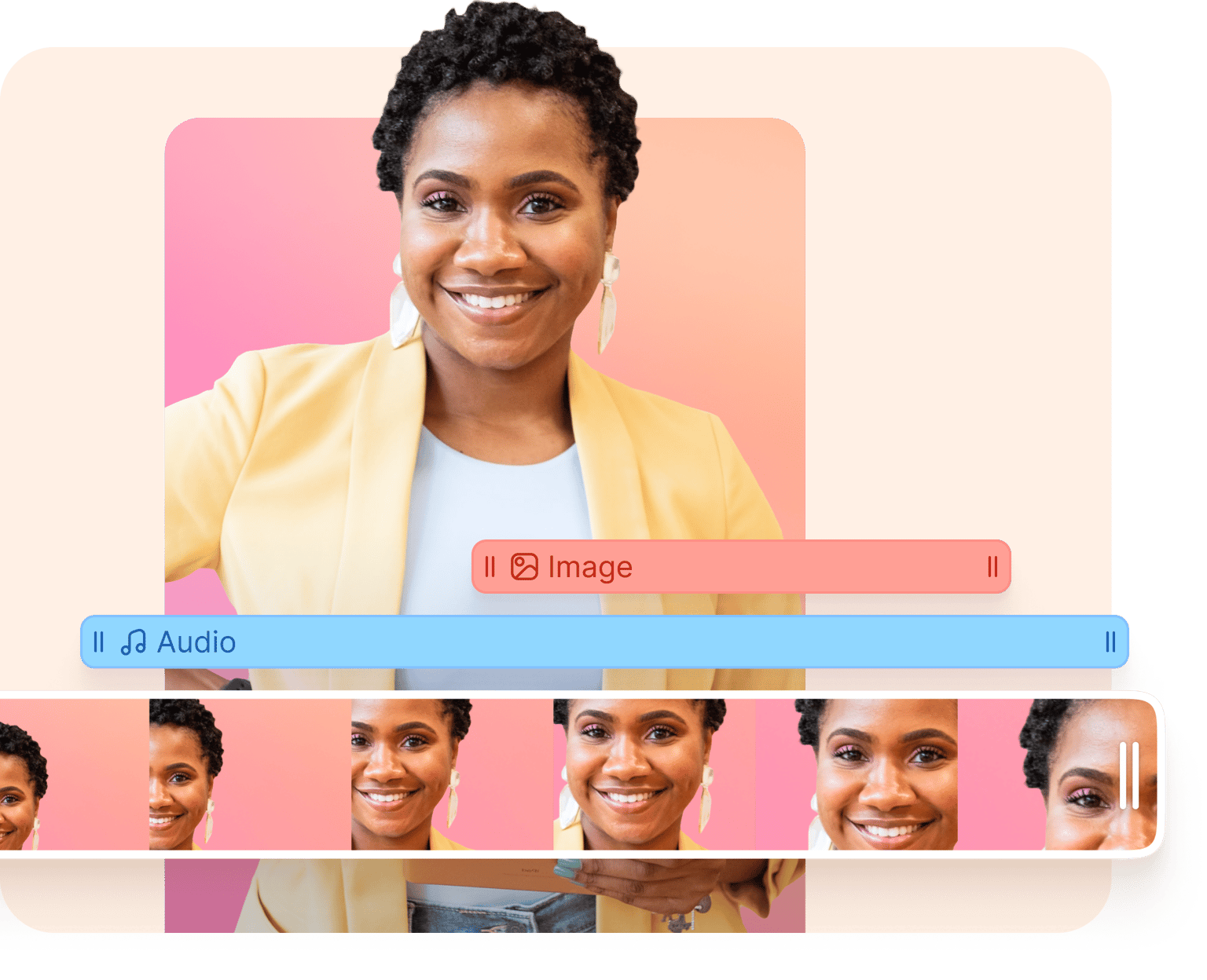 VEED's free online background removal tool working with photos and videos.