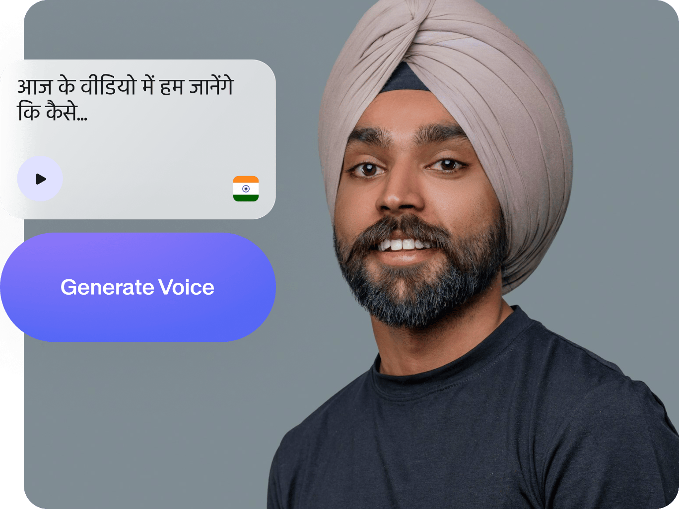 Texto en Hindi a Voz
