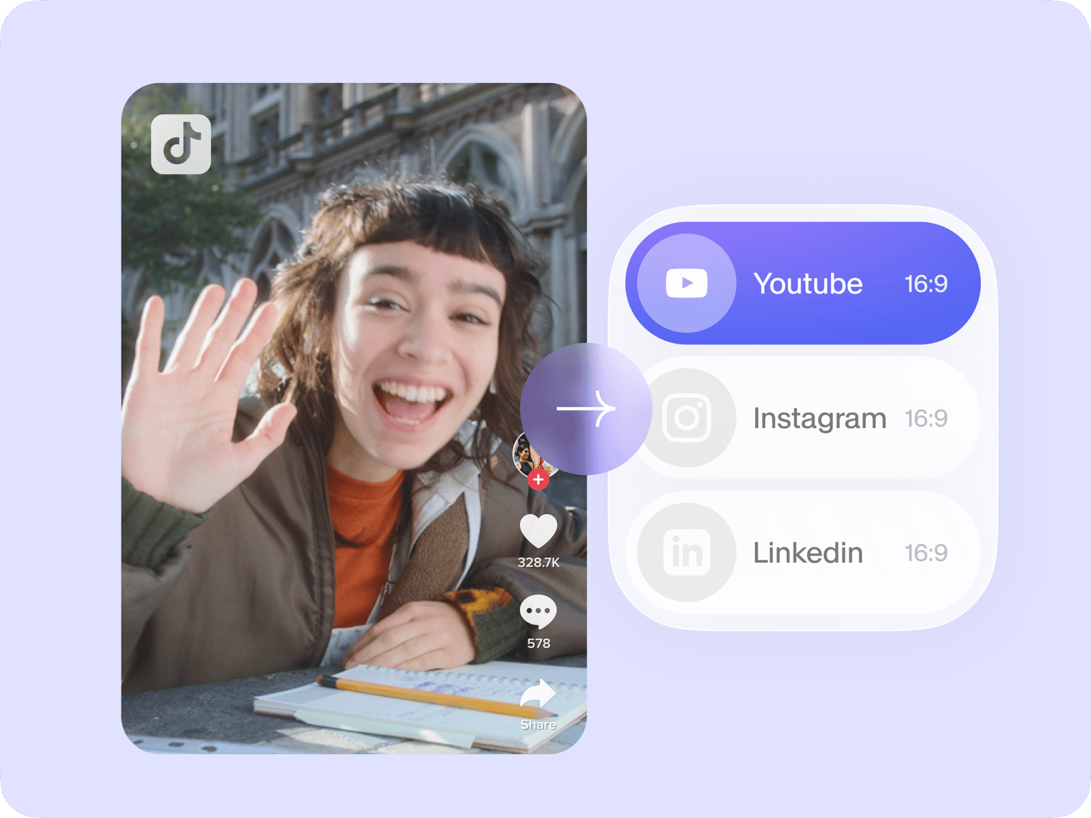 Repurpose TikTok Videos