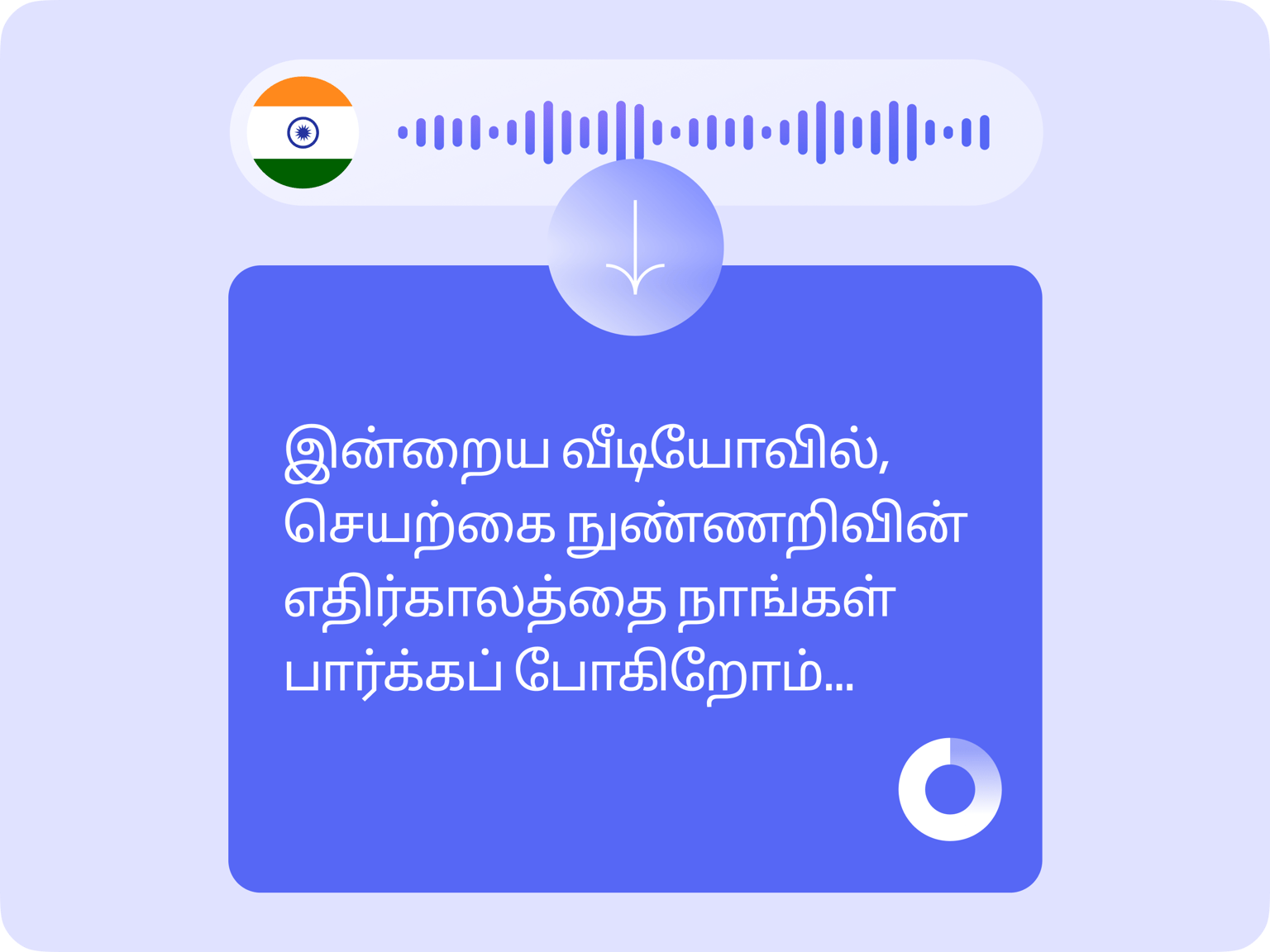 Tamil Audio to Text
