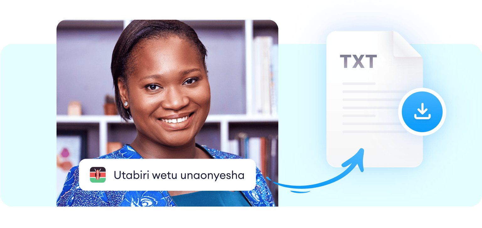 Transcription in Swahili