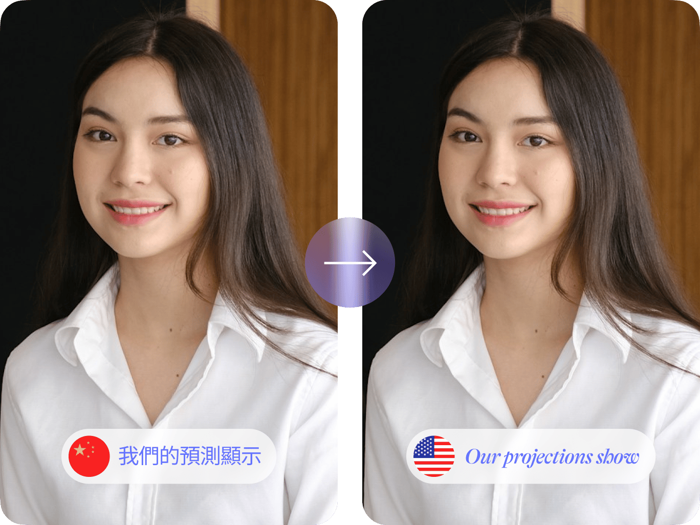 Translate Chinese Video to English