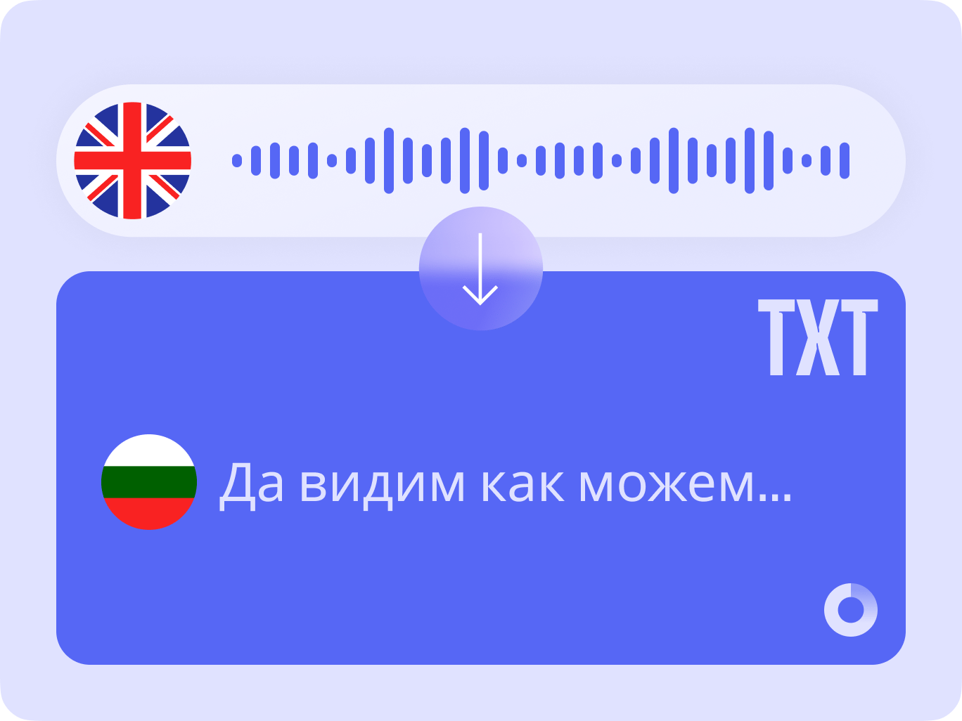 Translate English to Bulgarian Voice