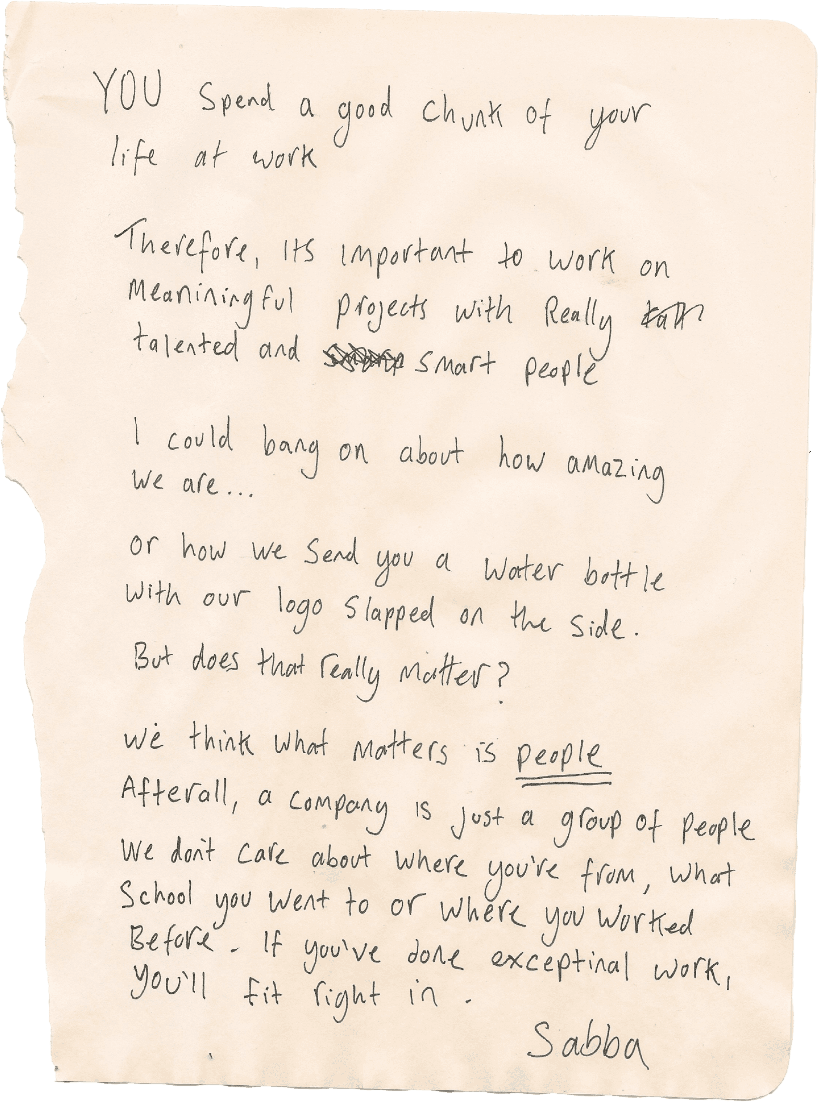 Sabba letter